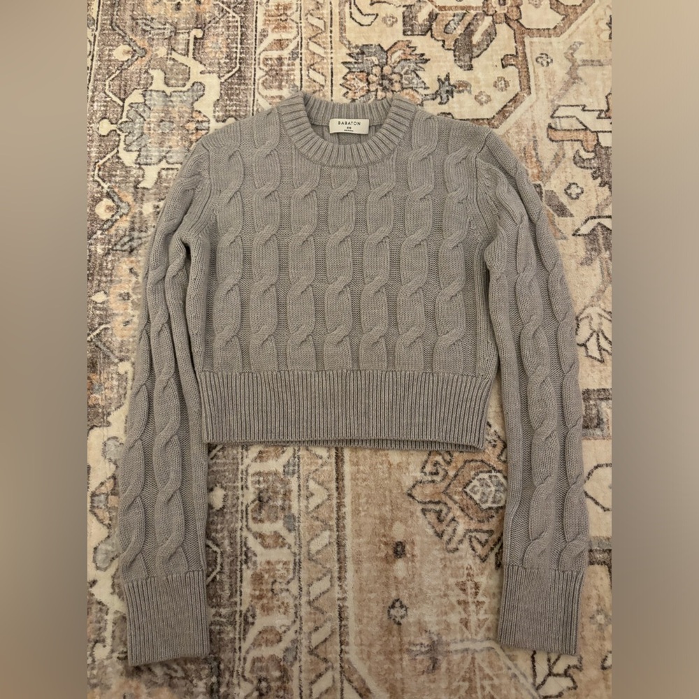 Aritzia Babaton Forever Cropped Sweater